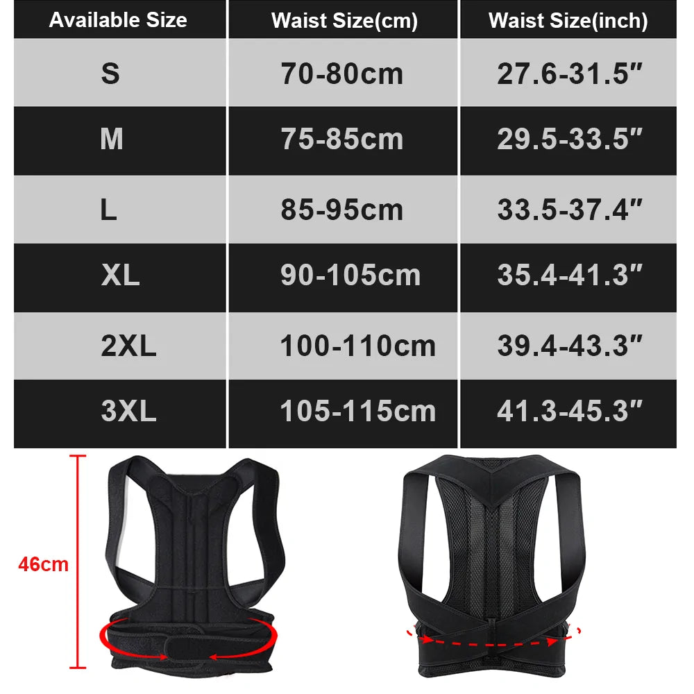 "AlignUp" Posture Corrector Back Brace